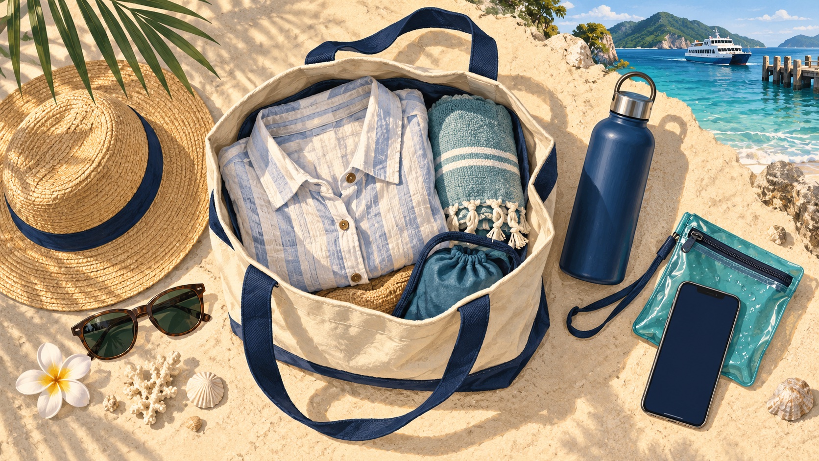 Pack Light, Travel Ready: Your Island Crossing Bag